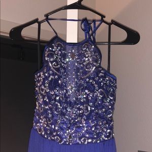 Long Purple Prom Dress